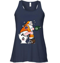 Load image into Gallery viewer, Santa Boise State Broncos in bathroom shirt