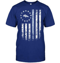 Load image into Gallery viewer, Denver Broncos american flag stars shirt