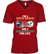 Load image into Gallery viewer, i'm a Denver Bronco and a Colorado State Ram for life shirt