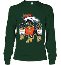 Load image into Gallery viewer, Denver Broncos Rottweilers fan shirt