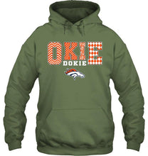 Load image into Gallery viewer, Okie dokie Denver Broncos fan shirt