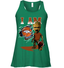 Load image into Gallery viewer, I am Denver Broncos groot shirt