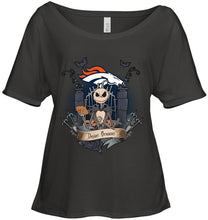 Load image into Gallery viewer, Denver Broncos Jack Skellington shirt