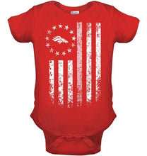 Load image into Gallery viewer, Denver Broncos american flag stars shirt