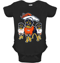 Load image into Gallery viewer, Denver Broncos Rottweilers fan shirt