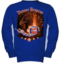 Load image into Gallery viewer, denver broncos eagle american flag shirt