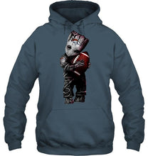 Load image into Gallery viewer, baby groot loves Denver Broncos shirt