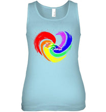 Load image into Gallery viewer, Denver Broncos lgbt tornado heart shirt