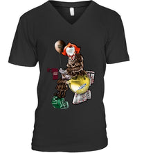 Load image into Gallery viewer, IT Western Michigan Broncos in toilet halloween hoodie