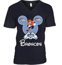 Load image into Gallery viewer, Denver Broncos Mickey shirt