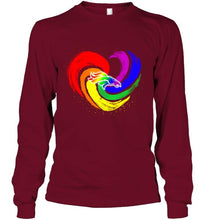 Load image into Gallery viewer, Denver Broncos lgbt tornado heart shirt