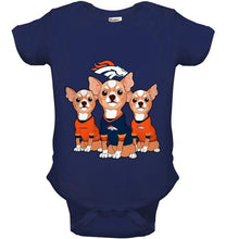 Load image into Gallery viewer, Denver Broncos Chihuahuas fan shirt