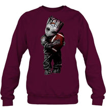Load image into Gallery viewer, baby groot loves Denver Broncos shirt