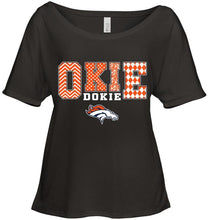 Load image into Gallery viewer, Okie dokie Denver Broncos fan shirt