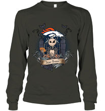 Load image into Gallery viewer, Denver Broncos Jack Skellington shirt