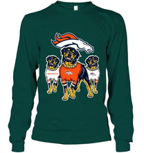 Load image into Gallery viewer, Denver Broncos Rottweilers fan shirt