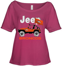 Load image into Gallery viewer, Jeep Denver Broncos fan hoodie