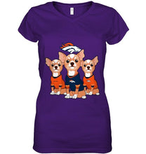 Load image into Gallery viewer, Denver Broncos Chihuahuas fan shirt