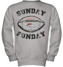 Load image into Gallery viewer, Sunday funday Denver Broncos lover shirt