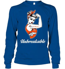 Load image into Gallery viewer, Go Denver Broncos unbreakable girl shirt