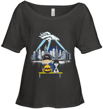 Load image into Gallery viewer, snoopy watch Denver Broncos city shirt
