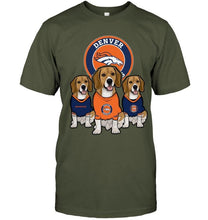 Load image into Gallery viewer, Denver Broncos Beagles fan shirt