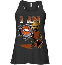 Load image into Gallery viewer, I am Denver Broncos groot shirt