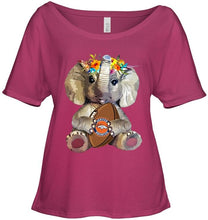 Load image into Gallery viewer, Elephant loves Denver Broncos shirt