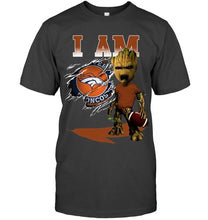 Load image into Gallery viewer, I am Denver Broncos groot shirt