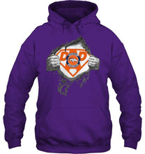 Load image into Gallery viewer, Denver Broncos dad superman shirt