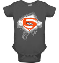 Load image into Gallery viewer, Denver Broncos Superman Ripped shirt
