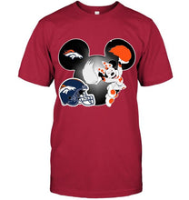 Load image into Gallery viewer, Denver Broncos Minnie cheerleader shirt