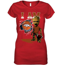 Load image into Gallery viewer, I am Denver Broncos groot shirt