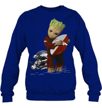 Load image into Gallery viewer, Groot loves Denver Broncos fan hoodie