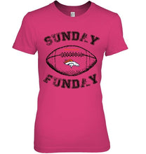 Load image into Gallery viewer, Sunday funday Denver Broncos lover shirt