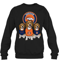 Load image into Gallery viewer, Denver Broncos Beagles fan shirt