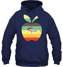 Load image into Gallery viewer, Denver Broncos teacher apple retro shirt