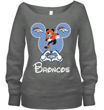 Load image into Gallery viewer, Denver Broncos Mickey shirt