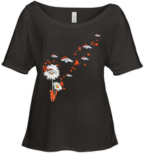 Load image into Gallery viewer, Denver Broncos daisy butterfly fan shirt
