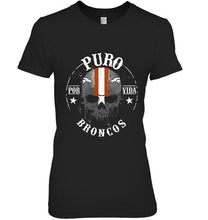 Load image into Gallery viewer, Puro Denver Broncos por vida fan shirt