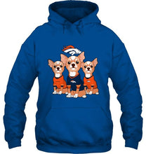 Load image into Gallery viewer, Denver Broncos Chihuahuas fan shirt