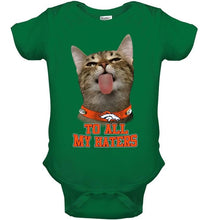 Load image into Gallery viewer, Denver Broncos cat to all my haters shirt
