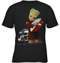 Load image into Gallery viewer, Groot loves Denver Broncos fan hoodie