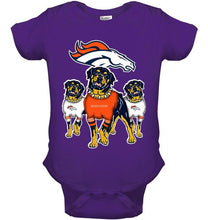 Load image into Gallery viewer, Denver Broncos Rottweilers fan hoodie