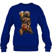 Load image into Gallery viewer, Denver Broncos Beer drinking bear shirt