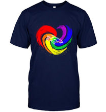 Load image into Gallery viewer, Denver Broncos lgbt tornado heart shirt