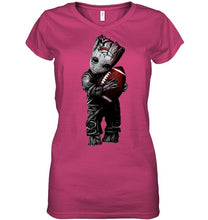 Load image into Gallery viewer, baby groot loves Denver Broncos shirt