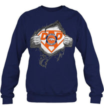 Load image into Gallery viewer, Denver Broncos dad superman shirt