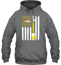 Load image into Gallery viewer, Denver Broncos Beer american flag shirt