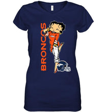 Load image into Gallery viewer, Denver Broncos betty boop fan shirt